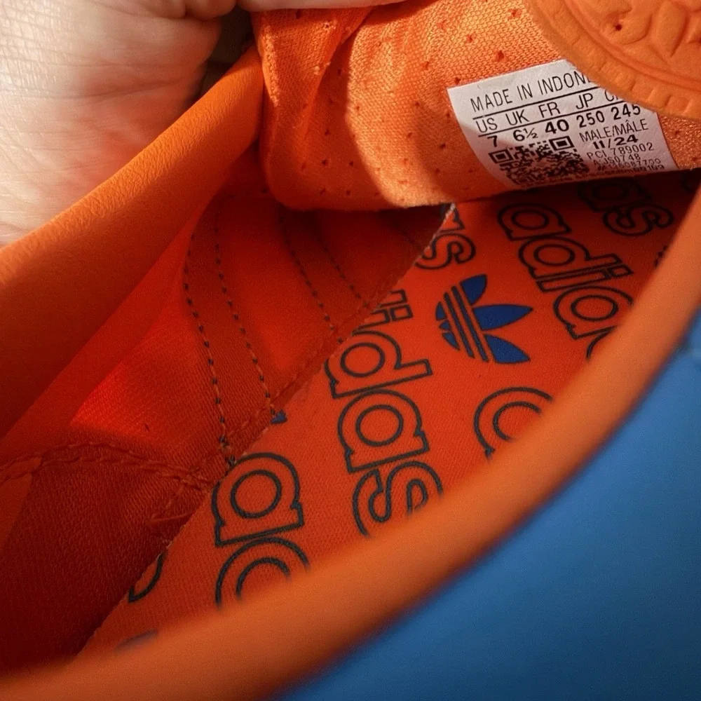 adidas SL 72 RS Mens Size 7 Orange Blue Sneakers Casual Shoes JS0748